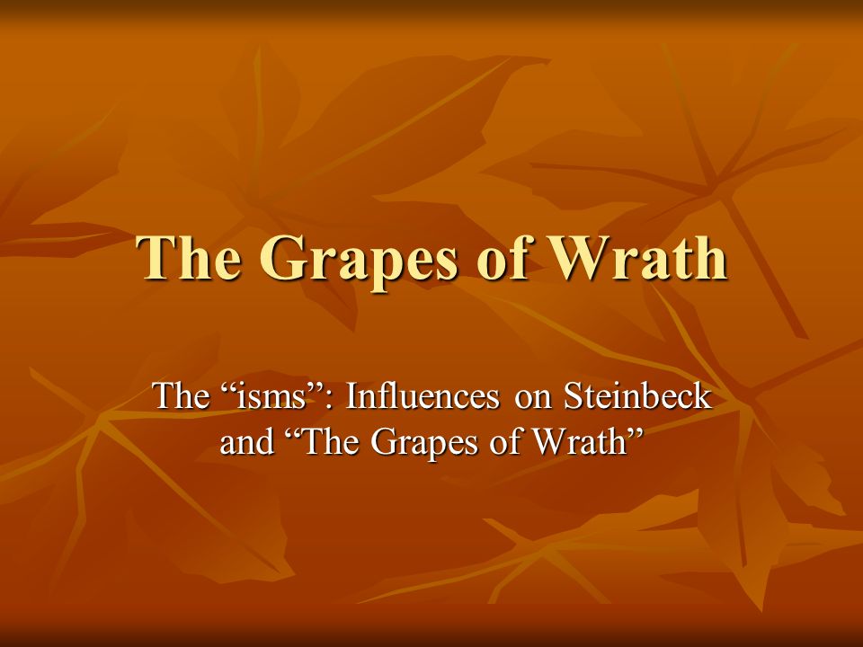 The theme of suffering humans in the grapes of wrath by john steinbeck